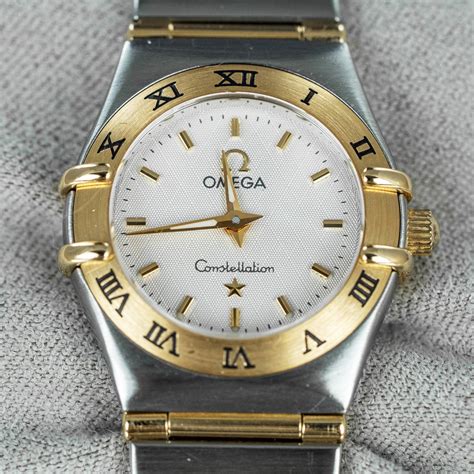 omega constellation silver watch second hand|certified pre owned omega watches.